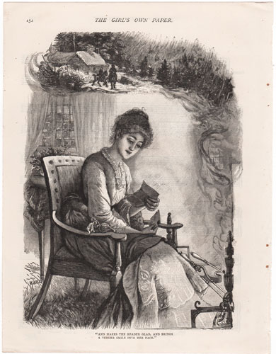 original engravings from The Girl's Own Paper (1888-1890)